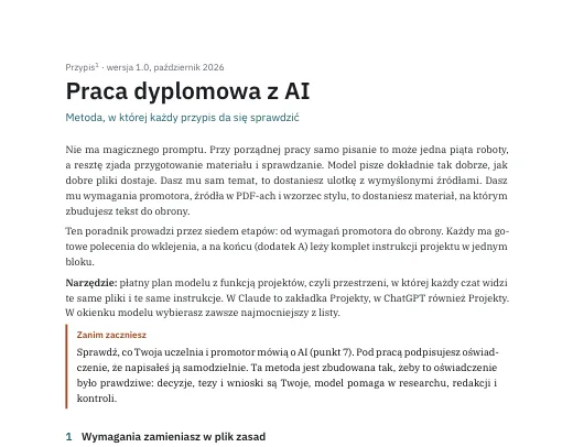 Pierwsza strona poradnika